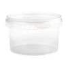 Plastbägare Rund Med Tätt Lock Ø115mm 500ml