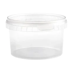 Plastbägare Rund Med Tätt Lock Ø115mm 500ml