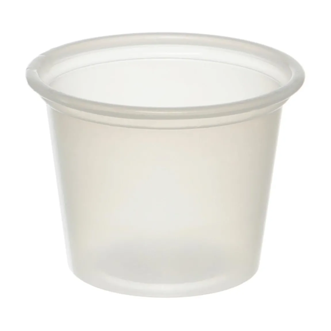 Plastbägare Rund PP Klar Ø44x30mm 30ml