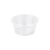 Plastbägare Rund PP Klar Ø62x27mm 60ml