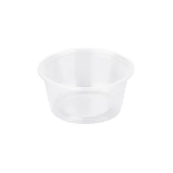 Plastbägare Rund PP Klar Ø62x27mm 60ml