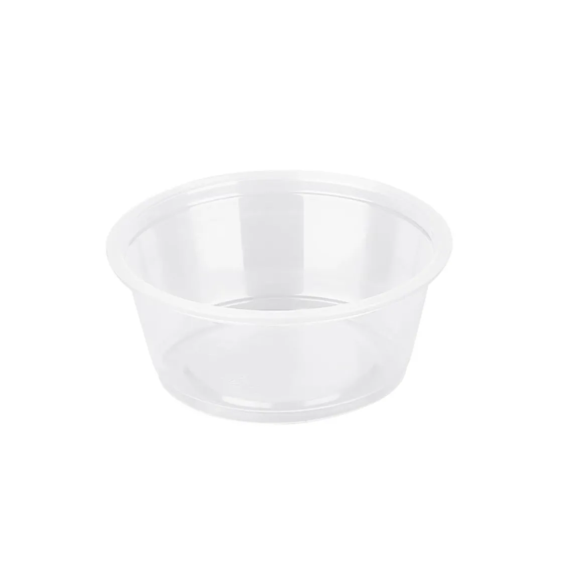 Plastbägare Rund PP Klar Ø74x32mm 90ml