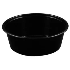 Plastbägare Rund PP Svart Ø120x40mm 300ml
