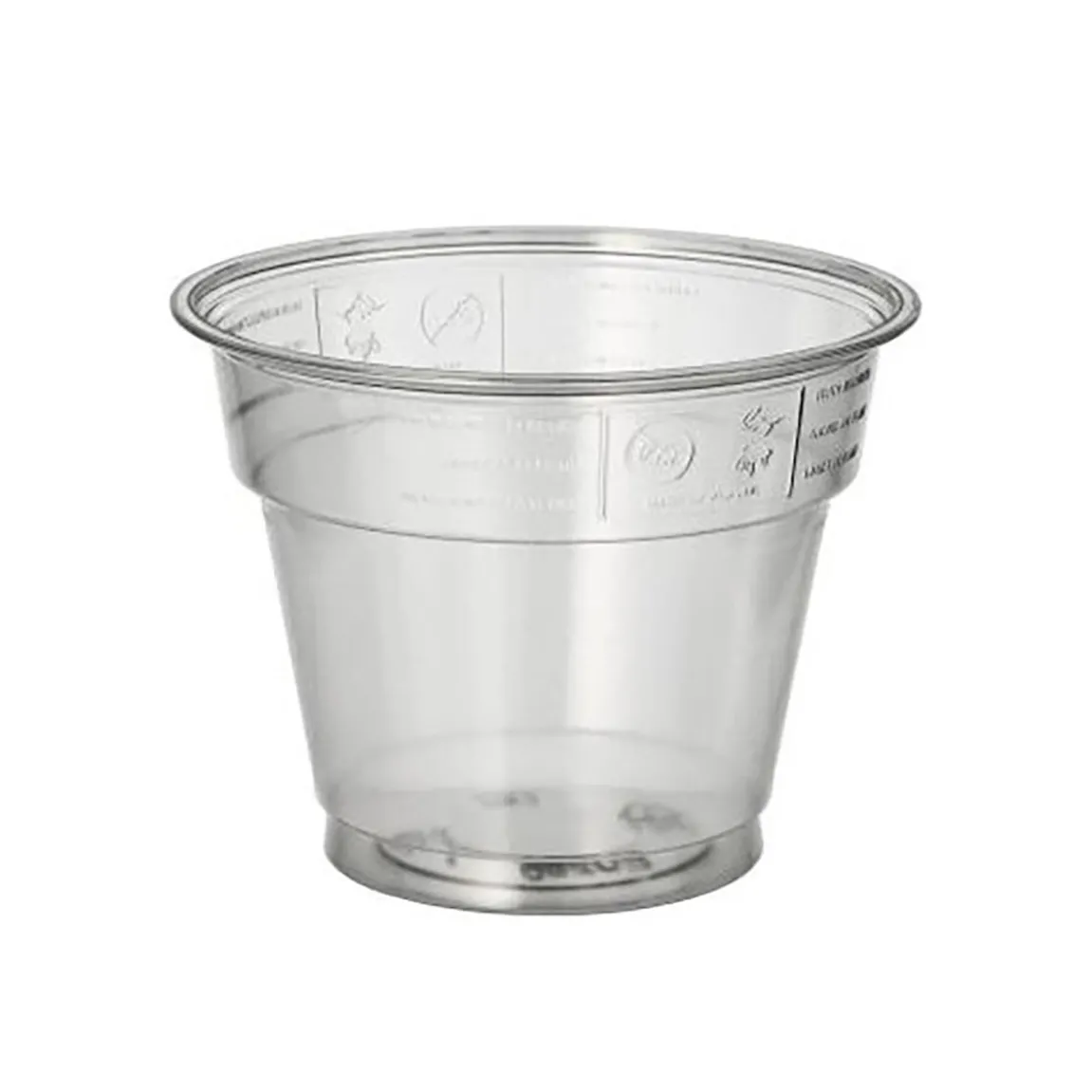 Plastbägare Yoghurt & Dessert PET Grön Ø95mm 28cl