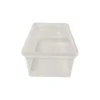 Plastburk Med Slätt Lock PP Klar 185x125x75mm 1300ml