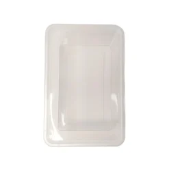 Plastburk Med Slätt Lock PP Klar 185x125x75mm 1300ml