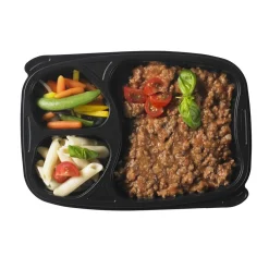 Plastform Bistro 3-F PP Svart 254x174x42mm 591/147/147ml