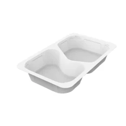 Plastform Duniform 1/4 GN 2-F PP Vit 630/490ml