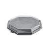 Plastform Duni Octaview Apet Grå/Klar 230x230x50mm 830ml