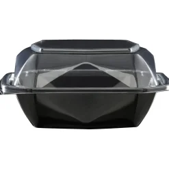 Plastform Duni Octaview APET Svart/Klar 150x150x70mm 800ml