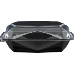 Plastform Duni Octaview APET Svart/Klar 185x185x70mm 625ml