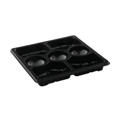 Plastform 7-F Zen RPET Svart 250x216x33mm