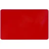 Plastkort CR80 utan magnetband röd 85x54 mm