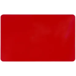 Plastkort CR80 utan magnetband röd 85x54 mm