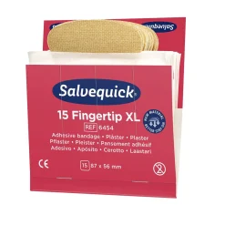 Plåster Salvequick Fingertopp XL Refill 6454 15st