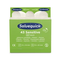 Plåster Salvequick Sensitive Refill 6943 43st