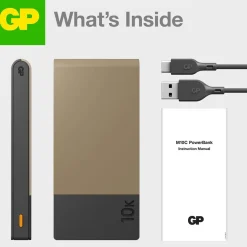 Powerbank GP M2+ 10000mAh Beige