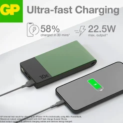 Powerbank GP M2+ 10000mAh Grön