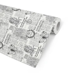 Presentpapper Good News Ribbad Kraft Vit 57cm x 154m 7kg