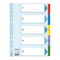 Pärmregister Esselte Mylar 1-5 A4