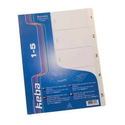 Pärmregister Keba Business Plast 1-5 A4