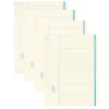 Pärmregister Papper 5-flik A4