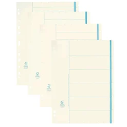 Pärmregister Papper 5-flik A4