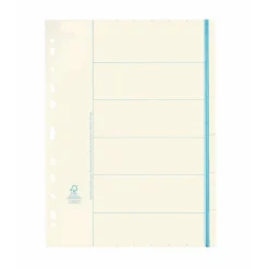 Pärmregister Papper 5-flik A4