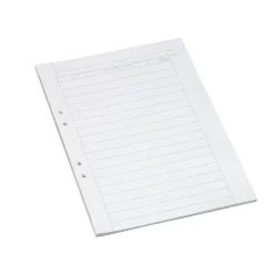 Provskrivningsblad Bantex Linjerat 14,5mm A3 Till A4 70g
