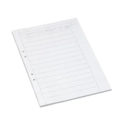 Provskrivningsblad Bantex Linjerat 18mm A3 Till A4 70g