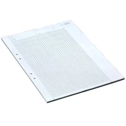 Provskrivningsblad Bantex Rutat 5x5mm Lösblad A4 70g