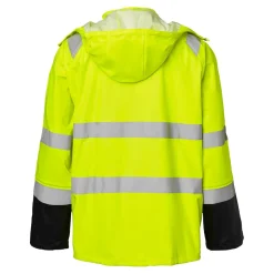 Regnjacka Top Swede 180 Varselgul/Svart XS