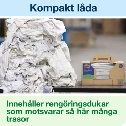 Rengöringsduk Tork W7 Flexibel Box Grå 35,5x41,5cm