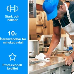 Rengöringsduk Tork W8 2 in 1 Vit 19,3x15cm