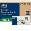 Rengöringsduk Tork W4 Kök Vit 35,5x41,5cm