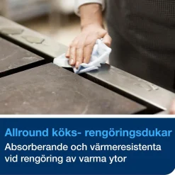 Rengöringsduk Tork W4 Kök Vit 35,5x41,5cm