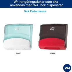 Rengöringsduk Tork W4 Kök Vit 35,5x41,5cm