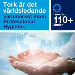 Rengöringsduk Tork W8 Kraftig 99% Biobas Vit 31x38cm