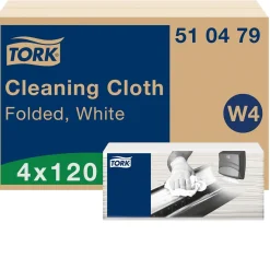 Rengöringsduk Tork W4 Mjuk Vit 35,5x41,5cm