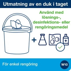 Rengöringsduk Tork W10 Precision Hink Turkos 16,5cm x 60m