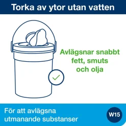 Rengöringsduk Tork W15 Servett Vit