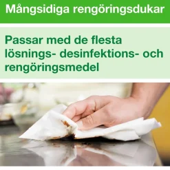 Rengöringsduk Tork W8 Slitstark Vit 30x38,5cm