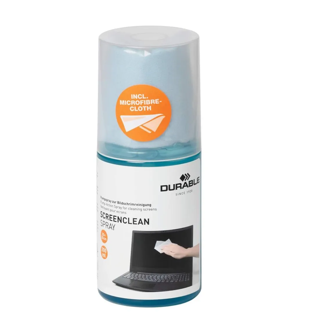 Rengöringsspray Screenclean Durable Levereras med microduk 200ml