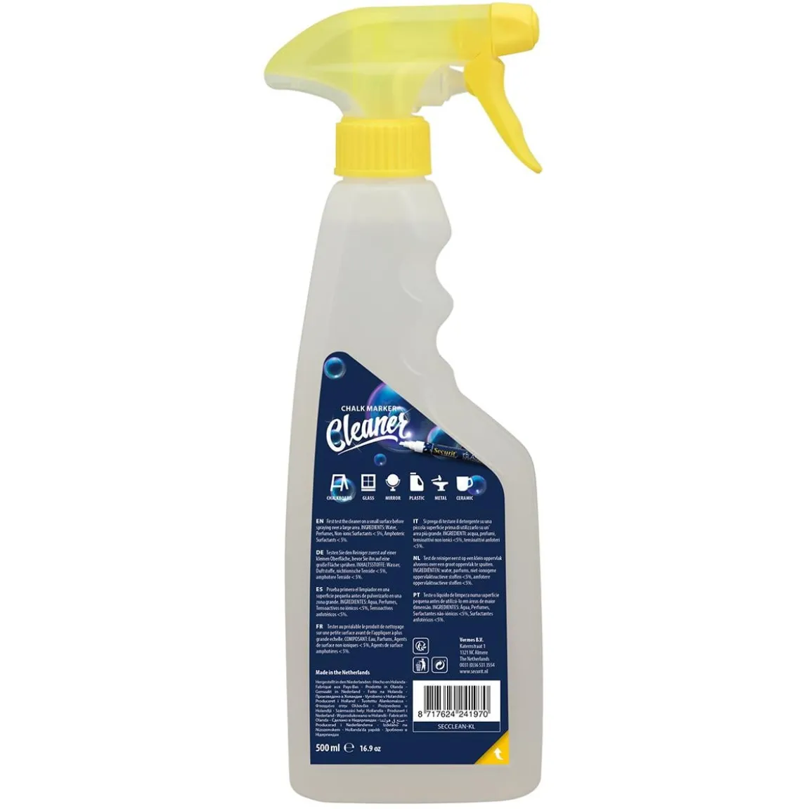 Rengöringsspray Securit För Vattenfast Tavelpenna 500ml