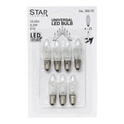 Reservlampa Star Trading LED 0,2W Varmvit