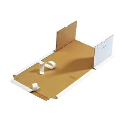 Räkpåse Fodrad Papper Vit 390x265x170mm