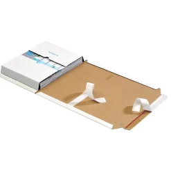 Räkpåse Fodrad Papper Vit 390x265x170mm