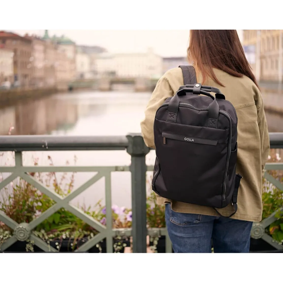 Ryggsäck Golla Lynx Svart 15.6"