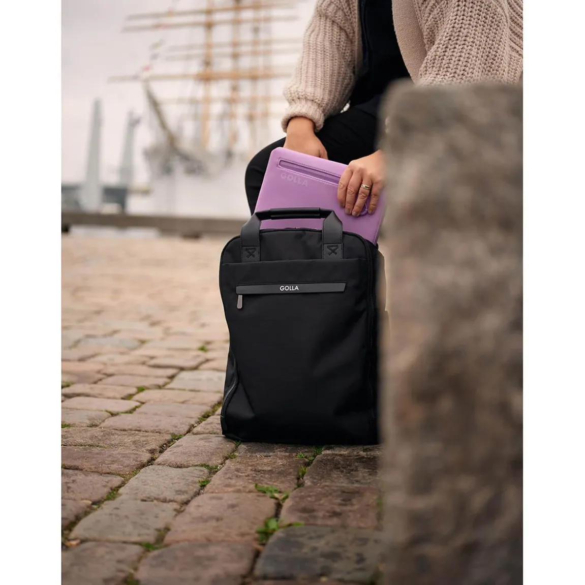 Ryggsäck Golla Lynx Svart 15.6"