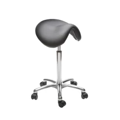 Sadelstol Lanab Polo M Std Konstläder Svart
